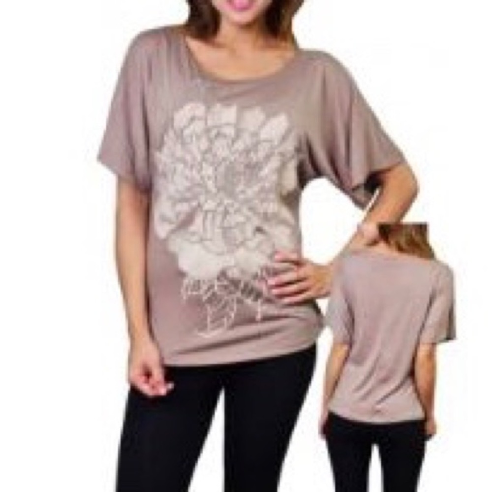 COMING SOON! Floral Print Dolman Top